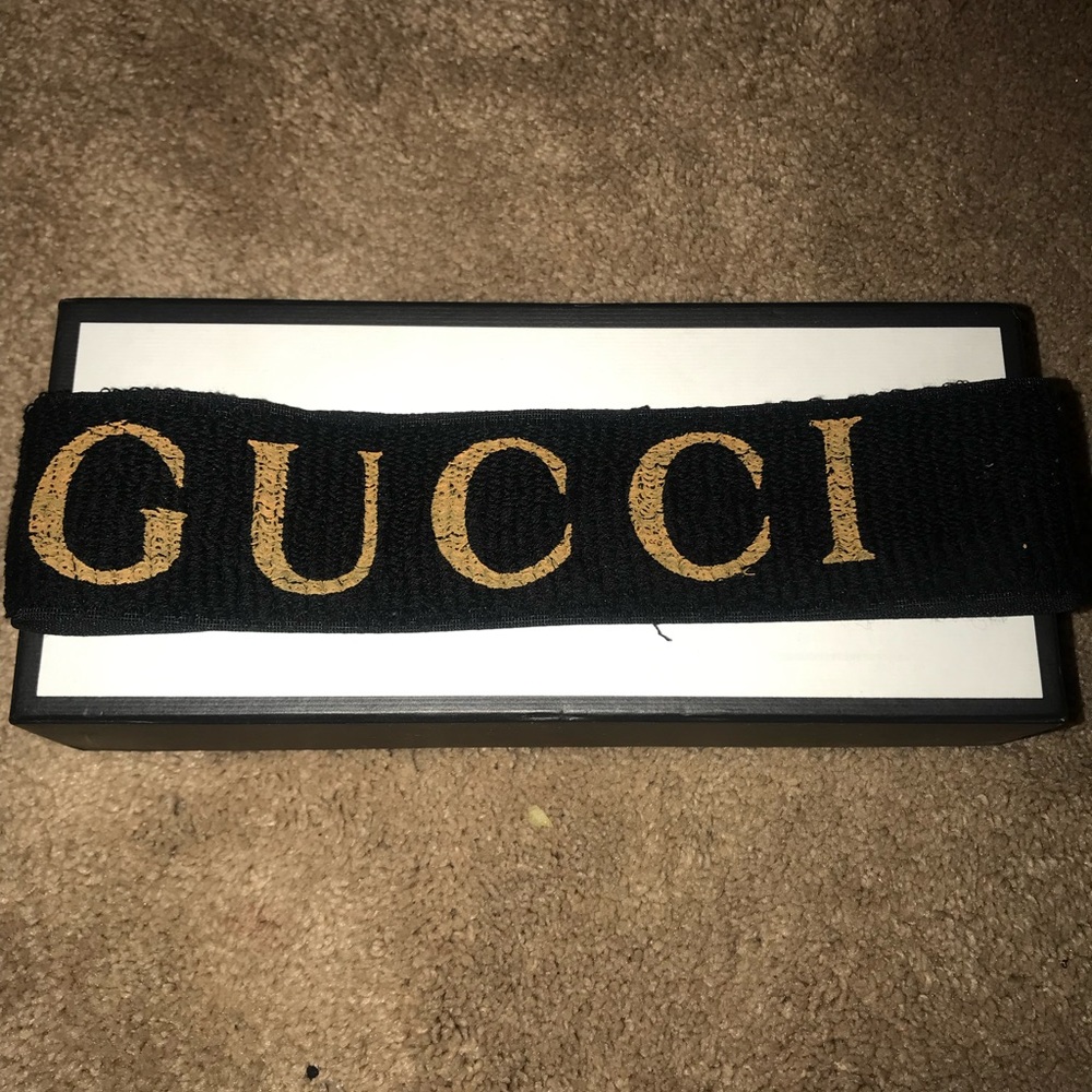 Gucci black and brown headband